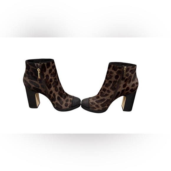 Karl Lagerfeld Lainey Bootie Heels-Leopard - Picture 7 of 10